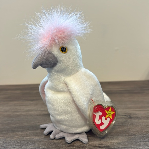 Beanie Baby Kuku 1998 Cockatoo - Picture 1 of 1